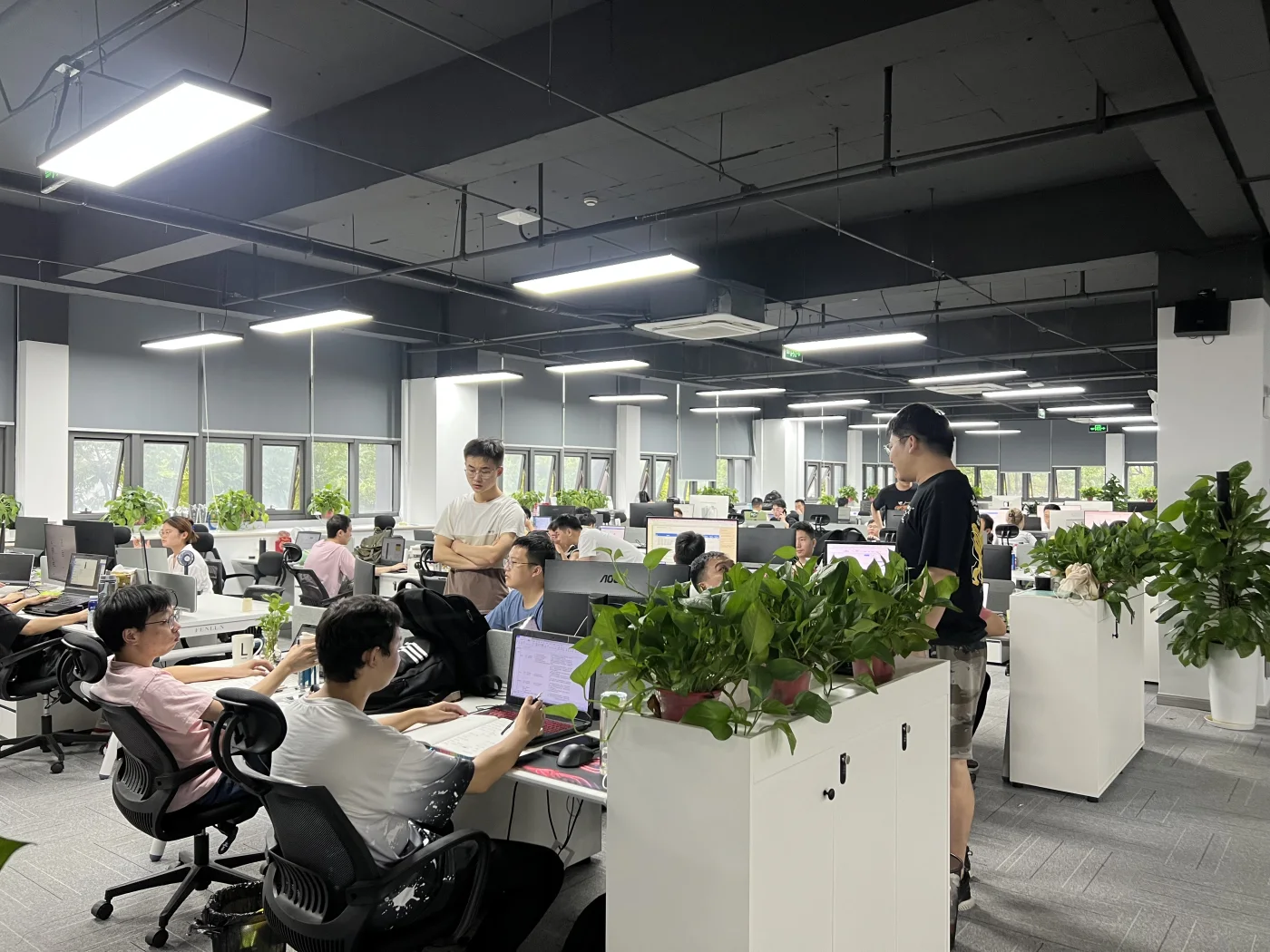 优码科技合肥产研团队办公与协作场景
